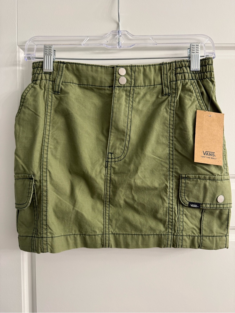 Vans Olive Green Cargo Skirt